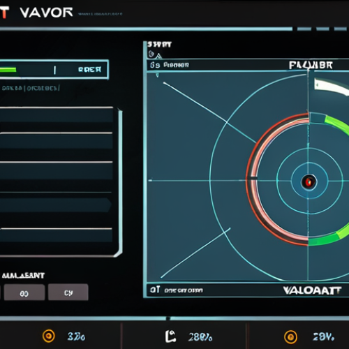 Home 22 **
Prompt: "Valorant combat analysis screen. Focus on a player's headshot percentage, around 30%. Crosshair placement is key. High accuracy aiming. Digital art, Valorant style."
**