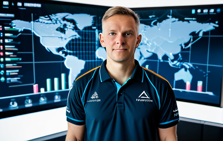 A professional esports strategist, fully clothed in a modest team polo shirt, stands in a modern, well-lit simulation room. In front of them, a detailed holographic projection of Valorant's Ascent map displays the A Main choke point, marked with strategic pathways and points of interest. The image emphasizes tactical planning and analysis, with crisp lines and futuristic elements. The subject is in a natural pose, exhibiting perfect anatomy, correct proportions, well-formed hands, and proper finger count. Professional photography, high quality, safe for work, appropriate content, family-friendly.