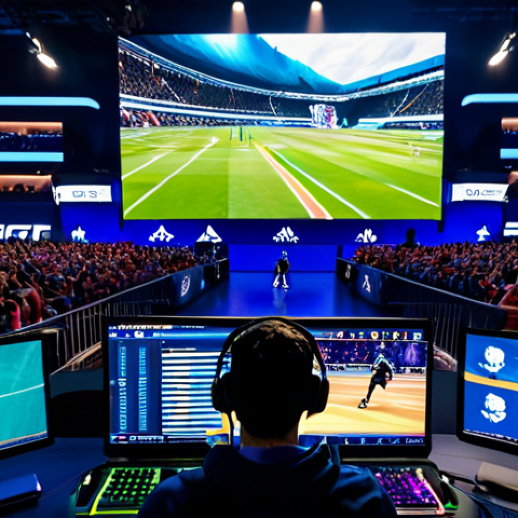 Intense Moment in a VCT Match**
"A dramatic scene inside a packed esports arena during a Valorant Champions Tour match. Focus on two fully clothed professional players intensely focused on their monitors, bathed in the glow of the screen and the vibrant lights of the stage. The background is a blur of cheering fans and giant screens displaying the game. Appropriate attire, safe for work, perfect anatomy, correct proportions, high-quality rendering, professional esports photography."
**