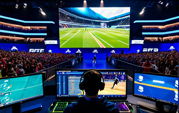 Intense Moment in a VCT Match**
"A dramatic scene inside a packed esports arena during a Valorant Champions Tour match. Focus on two fully clothed professional players intensely focused on their monitors, bathed in the glow of the screen and the vibrant lights of the stage. The background is a blur of cheering fans and giant screens displaying the game. Appropriate attire, safe for work, perfect anatomy, correct proportions, high-quality rendering, professional esports photography."
**