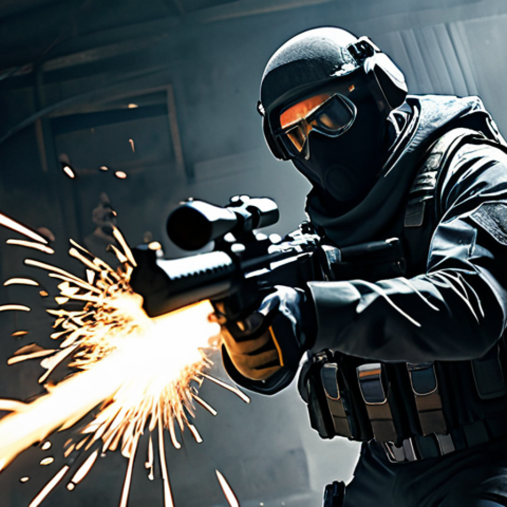 Phantom in Action**
"A Valorant agent, fully clothed in tactical gear, skillfully wielding a Phantom rifle in a dynamic, close-quarters combat scene. The agent is repositioning behind cover, smoke and sparks fill the air, creating a sense of urgency. Dimly lit, gritty environment with visible signs of battle. Perfect anatomy, well-formed hands, proper finger count, natural proportions. Safe for work, appropriate content, fully clothed, professional, family-friendly, high quality."
**