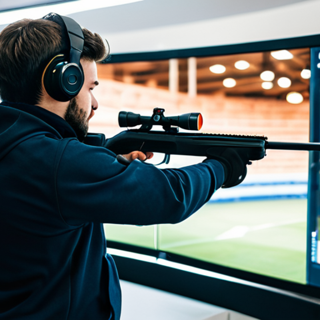 A focused Valorant player intensely practicing flick shots in the training range, fully clothed in comfortable gaming attire, safe for work, appropriate content, perfect anatomy, natural proportions, professional gaming environment, high quality.