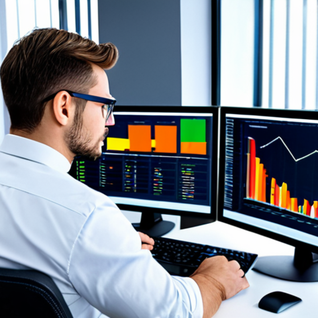 발로란트 유저 통계 분석 - Valorant Rank Distribution Analysis**

"A data analyst sitting at a desk, looking at a computer scre...