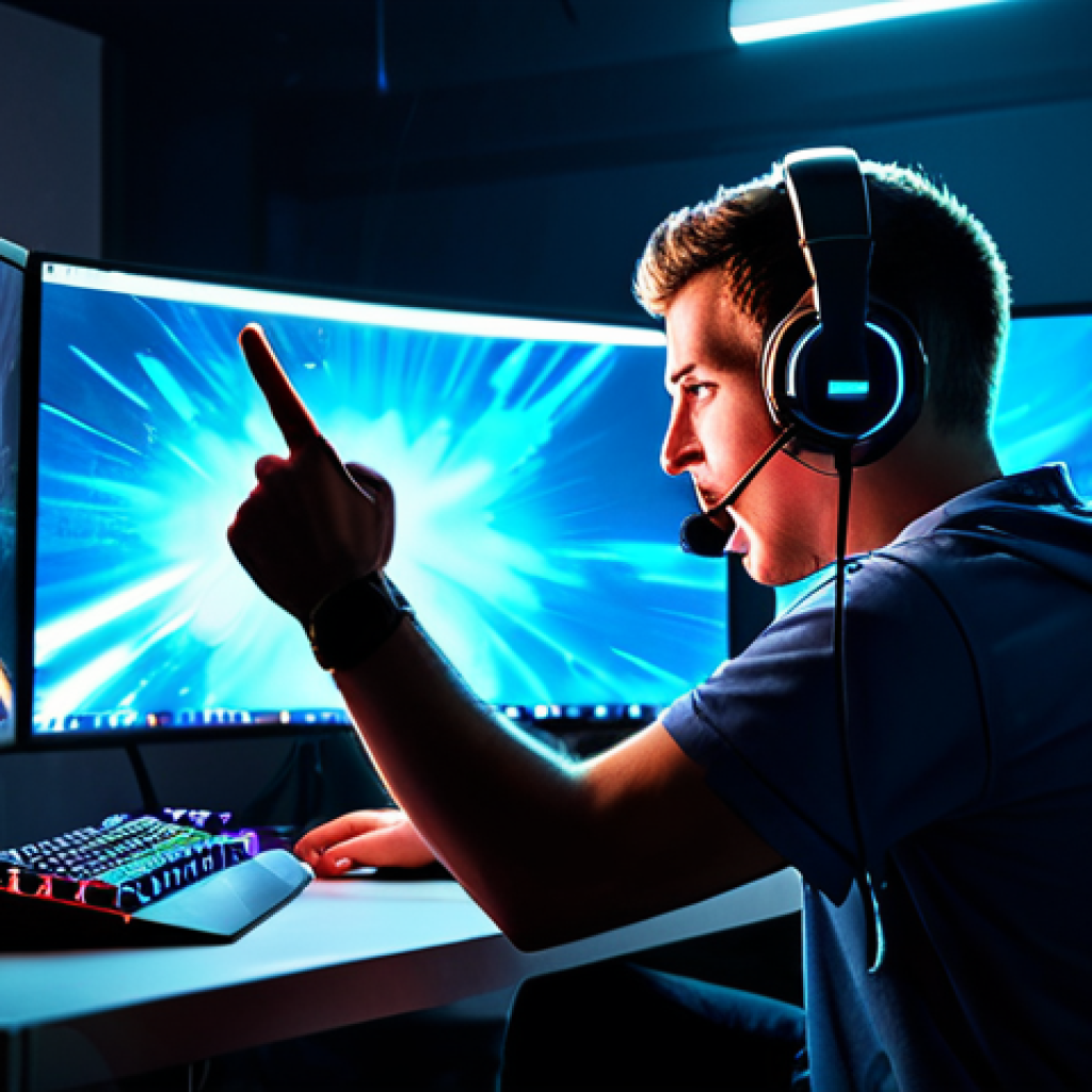 발로란트 콘텐츠 제작의 비법 - The Clutch Play Storyteller**
"A Valorant streamer, illuminated by the glow of their monitor, hands...