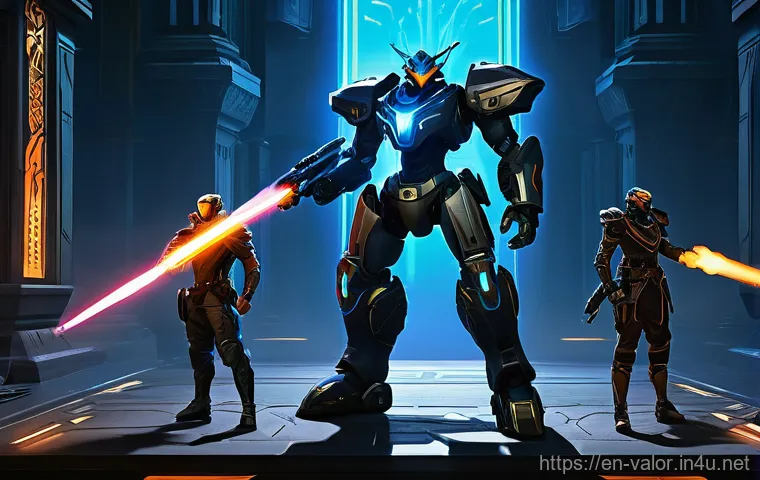 발로란트 공식 가이드북 - **Valorant Agent Omen's Strategic Push on Ascent**
    "A highly detailed, action-shot image of Valo...