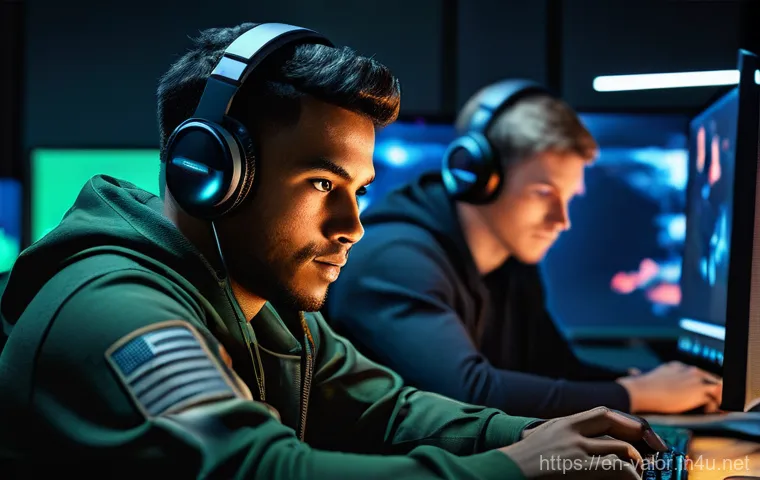 발로란트 팀 결성 방법 - **Prompt:** A split image contrasting individual struggle with team synergy in a tactical shooter ga...