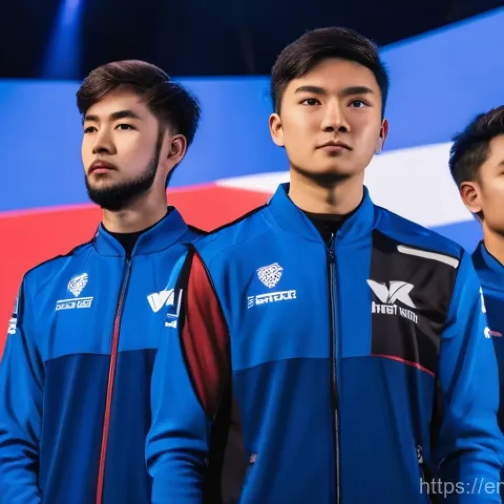 발로란트 최고의 경기 콘텐츠 - The five players, fully clothed in their iconic red and black Sentinels jerseys with sponsor logos, ...