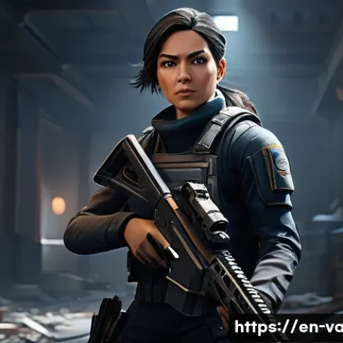 Home 27 발로란트 유저가 원하는 콘텐츠 - **Valorant Agent Demonstrating Calm Under Pressure in a Clutch Situation**
A Valorant agent, spe...