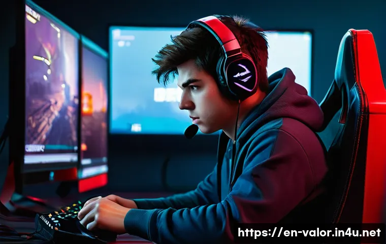 발로란트 e스포츠 클랜 추천 - **Prompt: "Solo Queue's Emotional Toll"**
A realistic depiction of a young adult gamer (approxim...