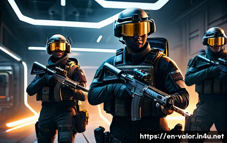 발로란트 유저 간 협력 전략 - A dynamic in-game Valorant scene showcasing a coordinated team executing perfect crossfires and trad...