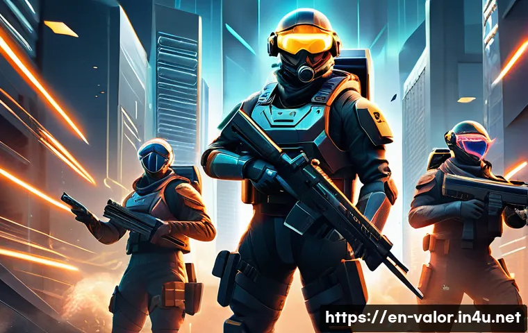 발로란트 유저 경험 콘텐츠 - A dynamic Valorant team scene showcasing diverse agents in action: a stealthy controller deploying d...