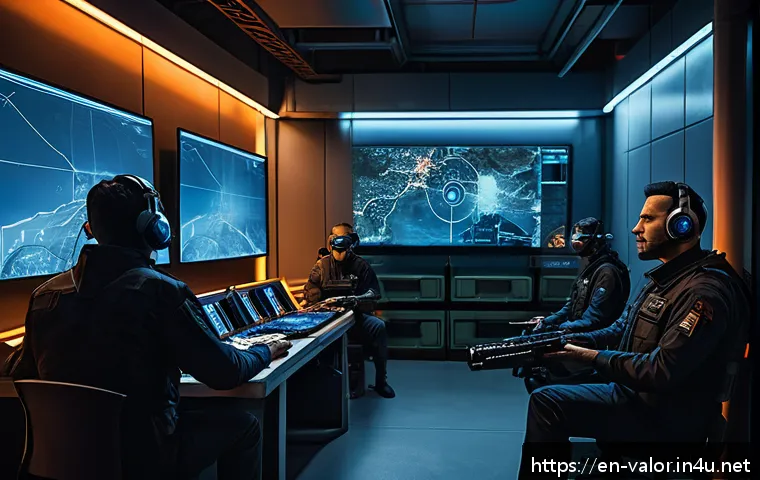 발로란트 사이퍼 공략법 - A tactical gaming scene featuring a futuristic Spycam device strategically placed on a high ledge ov...