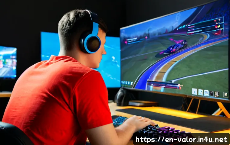 발로란트 최고의 맵 분석 - Photorealistic esports strategy scene, focused young adult gamer at a clean modern desk studying a c...